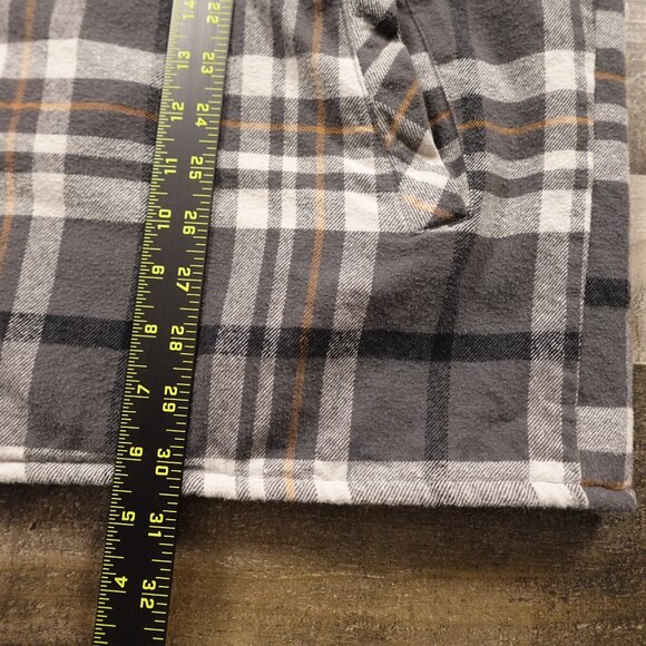 Work N' Sport Hooded Berber Lined Snap Flannel men's 2XL plaid - Picture 4 of 10